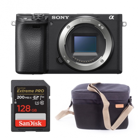 Sony a6400 + SD 128gb + Sony ORIGINAL TORBA